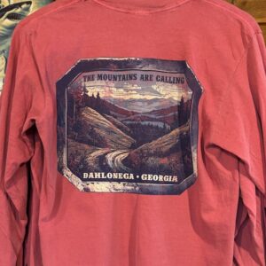 Frame Mtns Calling (Long Sleeve) Color: Crimson